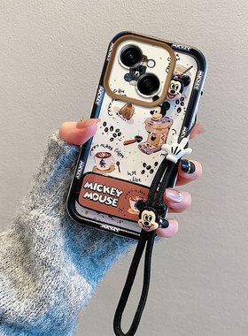 库洛米镜子支架适用传音Tecno Spark Go 1手机壳时尚可爱女sprak go1硅胶卡通手绳tecon日韩个性保护套星星