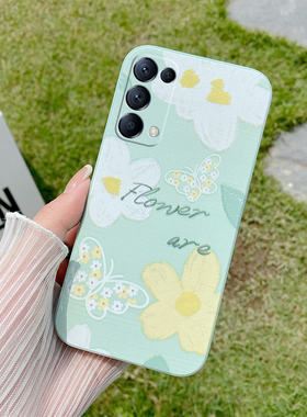 适用于OPPO Reno5手机壳ins风女款opopreno5k可爱女生0pp0reno5k保护套卡通防摔ooporeno5超薄软壳小清新硅胶