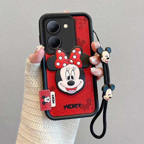 vivo动漫皮纹情侣手机壳