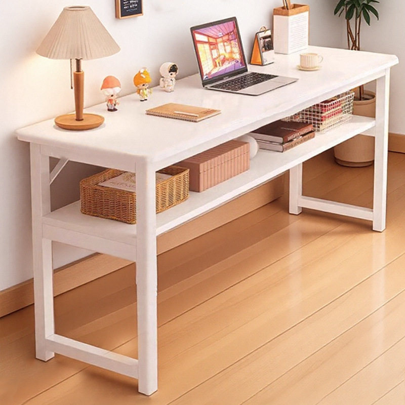 一字长条桌客厅家用简易长方形桌墙边小窄桌落地置物架铁艺工作台,收纳整理,书桌收纳置物架,淘宝优惠券,粉丝福利购,淘宝优惠卷