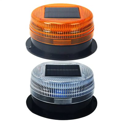 Night warning flashlight LED Solar waterproof Flash Ceiling