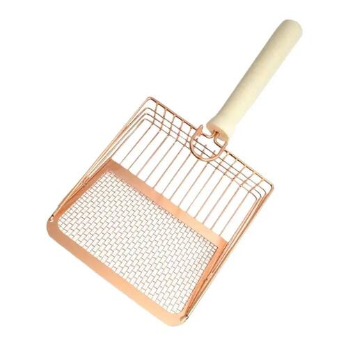 Dog Cat Clean Feces Supplies Stainless steel shovel Cat Litt