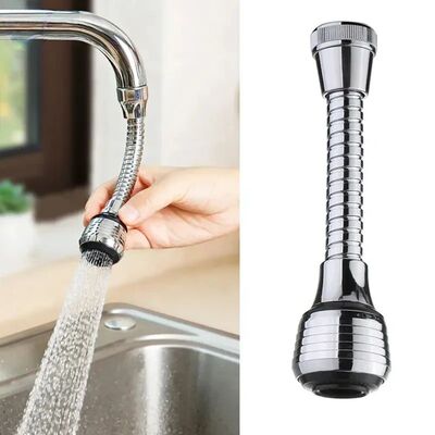 2 Modes 360 Rotatable Bubbler High Pressure Faucet Extender