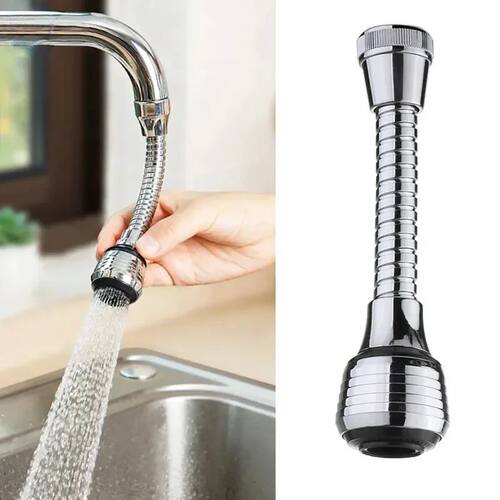 2 Modes 360 Rotatable Bubbler High Pressure Faucet Extender