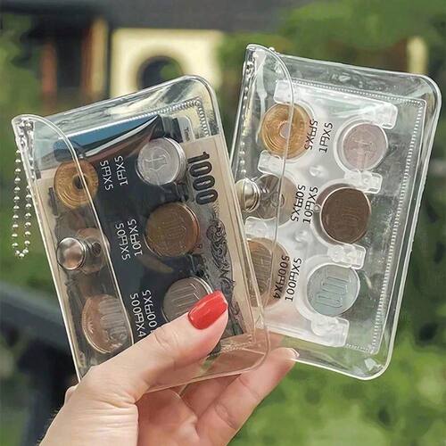 Japanese Coin Holder Wallet ,Coin Wallet,Mini Wallet,PVC Wal