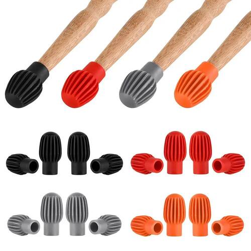 2PCS/4PCS Drum Mute Silicone Sleeve Weaker Silencer Practice