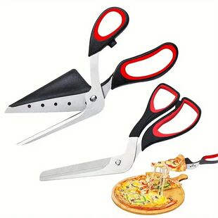 Multifunctional Pizza Scissors Stainless Steel Blade Detacha