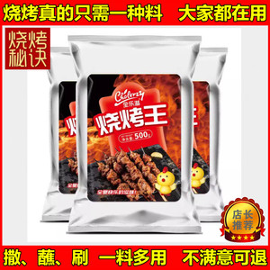 全乐滋烧烤王调料500g装商用配方四川烧烤孜然粉烧烤调料撒料专用
