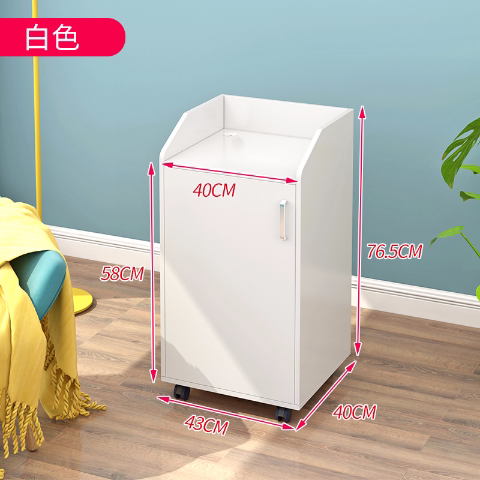 小柜子夹缝茶桌板式餐边柜简易矮柜客厅茶水柜带轮墙边角柜放水桶