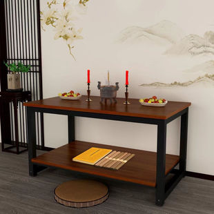 供仙桌佛台家用财神供台神台神案台两层简易供桌双层桌子二层桌摆