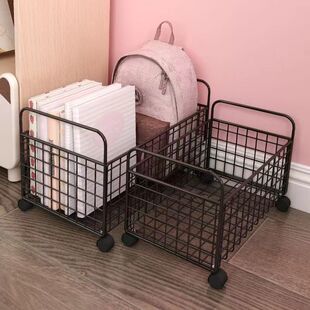 铁艺书箱桌面置物架书桌收纳盒学生党好物书本收纳箱简易小书架