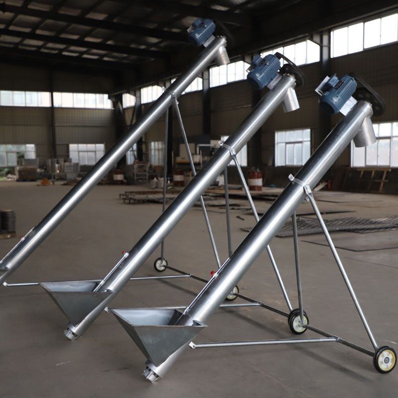 输送管圆筒螺旋送料机新款自动上料机绞龙颗粒干粉粮食砂浆提升机