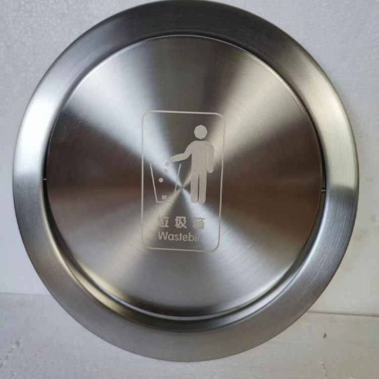 不锈钢304台面嵌入式垃圾桶盖