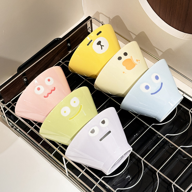 陶瓷米饭碗5英寸防烫可爱