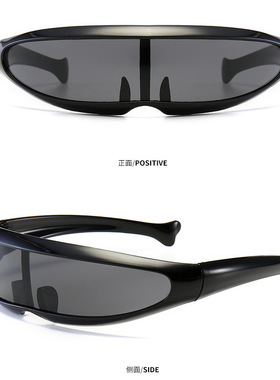 法国Gentle MottoX战警鱼形太阳镜 镭射激光眼镜水银镜片墨镜男户
