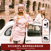 女富家千金高智感穿搭 NanaJacqueline彼得潘领套装 卢昱晓同款