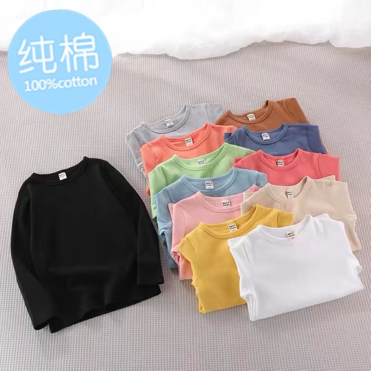 儿童纯棉打底衫春秋内搭