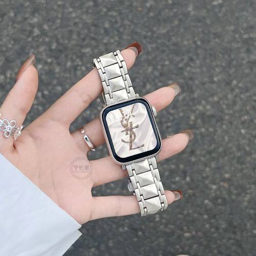 适用苹果手表表带iwatch11金属女applewatchS10新款s9高级s8/7/SE