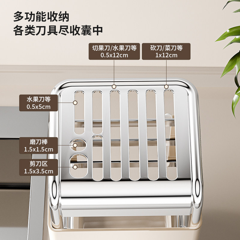 不锈钢刀架置物架多功能图片
