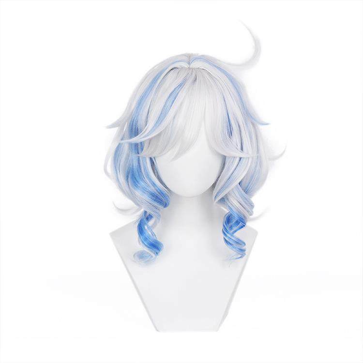 原神cos假发水神短发芙宁娜枫丹新角色cosplay大呆毛游戏动漫假发