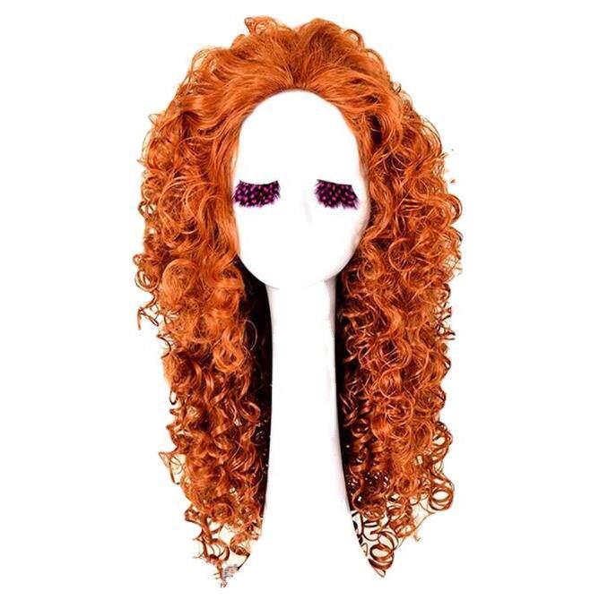 勇敢传说Brave∕梅莉达勇敢公主Cosplay动漫假发 长卷发动漫假发