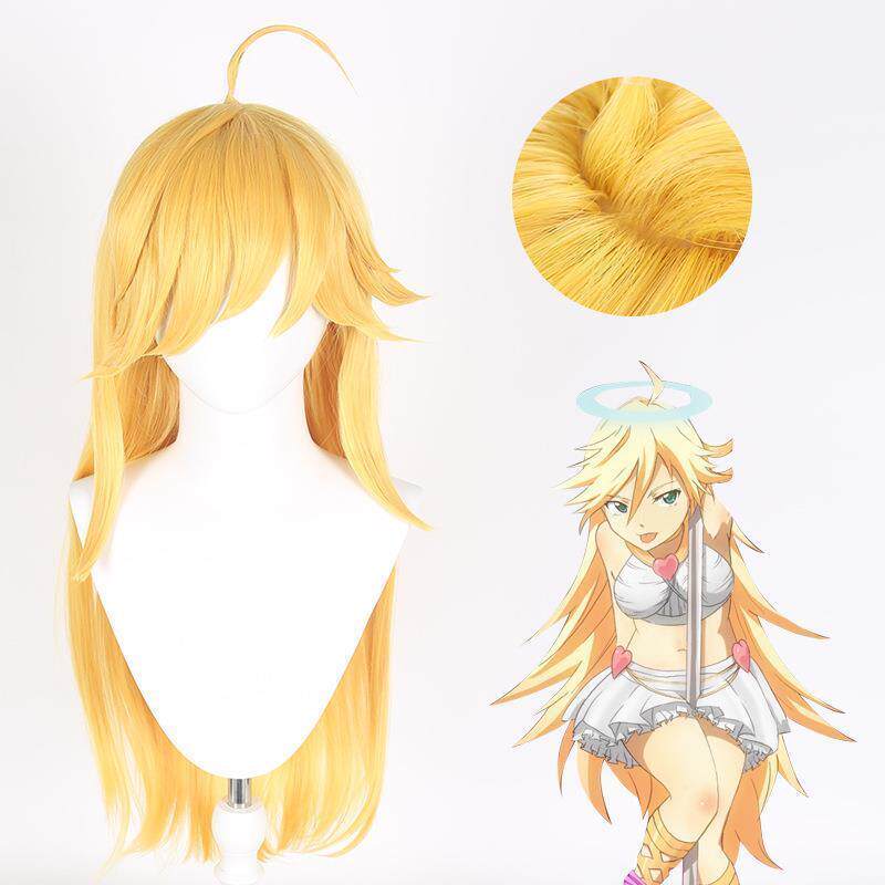 吊带袜天使 Panty 潘迪 cosplay假发 金发头皮顶 支持代发