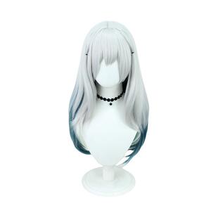 崩坏:星穹铁道 流萤cos假发仿真头皮顶拼色渐变流萤假发高温丝发