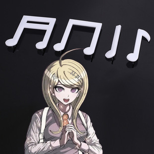 赤松枫cos发夹音符发饰亚克力发夹弹丸论破发卡头饰配饰