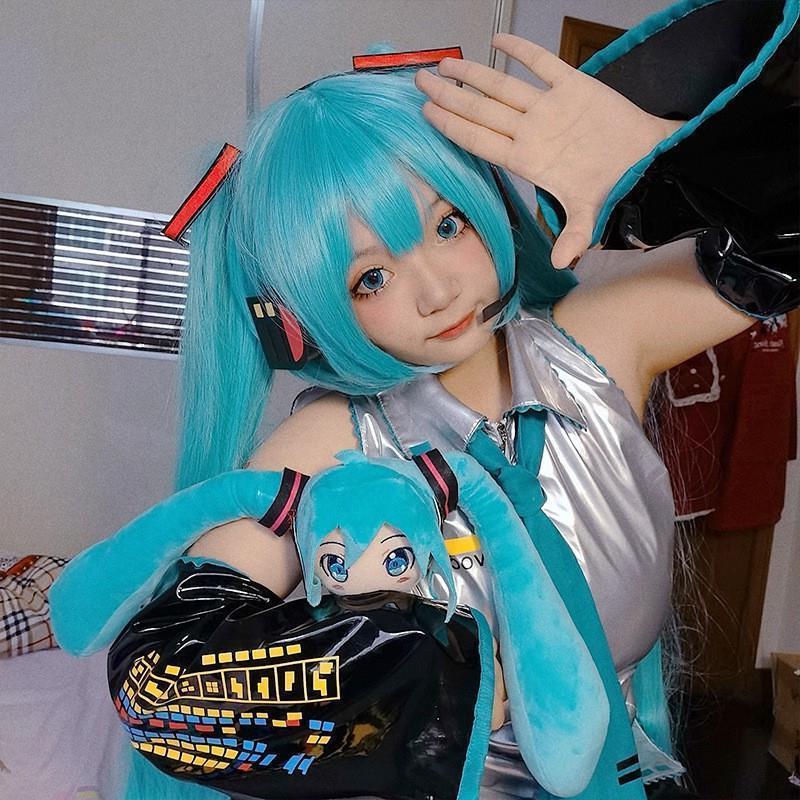 动漫假发 cosplay假发 初音未来发 梅花千本樱 动漫虎口夹 双马尾