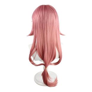 原cos神假发稻妻城仿真头皮 高温丝反翘卡通现货动漫假发八重神子