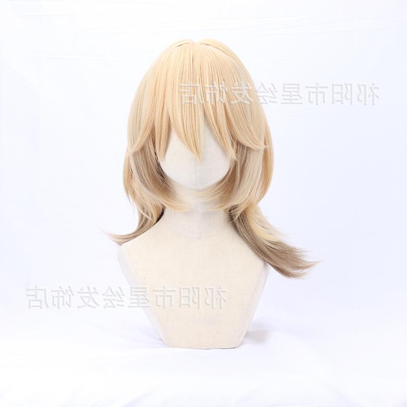 原神 卡维 须弥 cos假发 混色渐变 cos动漫假发