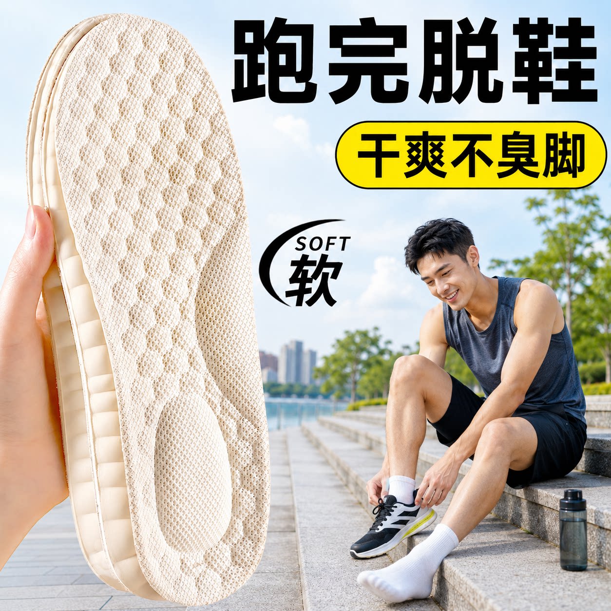 泰国乳胶足弓支撑鞋垫不累气垫