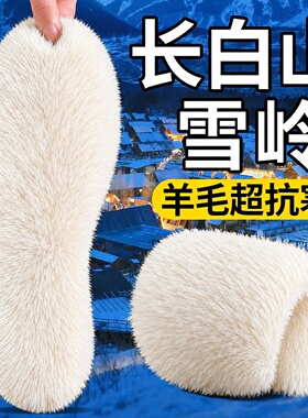 零下41度防寒保暖鞋垫羊毛加厚