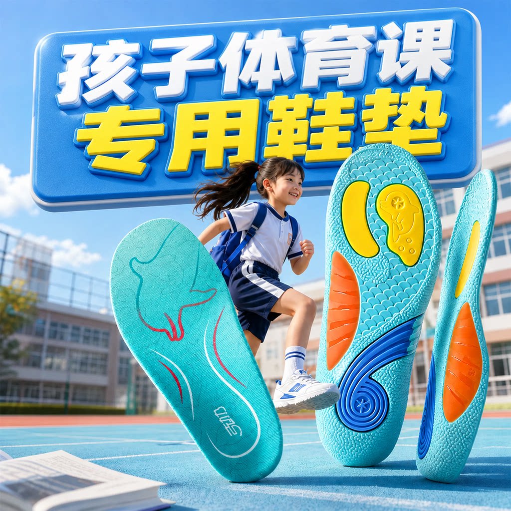足弓支撑防滑耐磨软弹不累脚透气