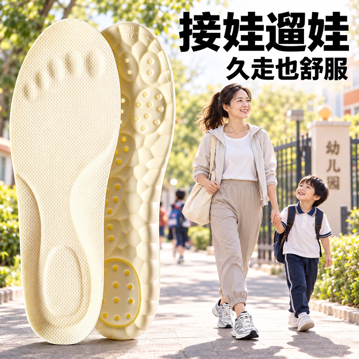 久站防痛吸汗防臭鞋超软防痛垫