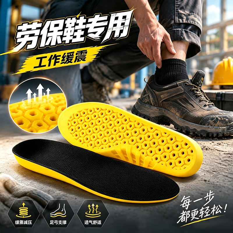 鞋垫运动气垫减震久站不累踩屎感