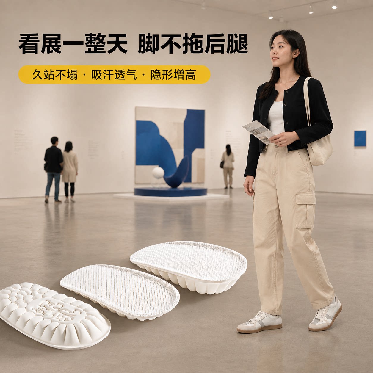 泰国天然乳胶久站不累脚增高垫