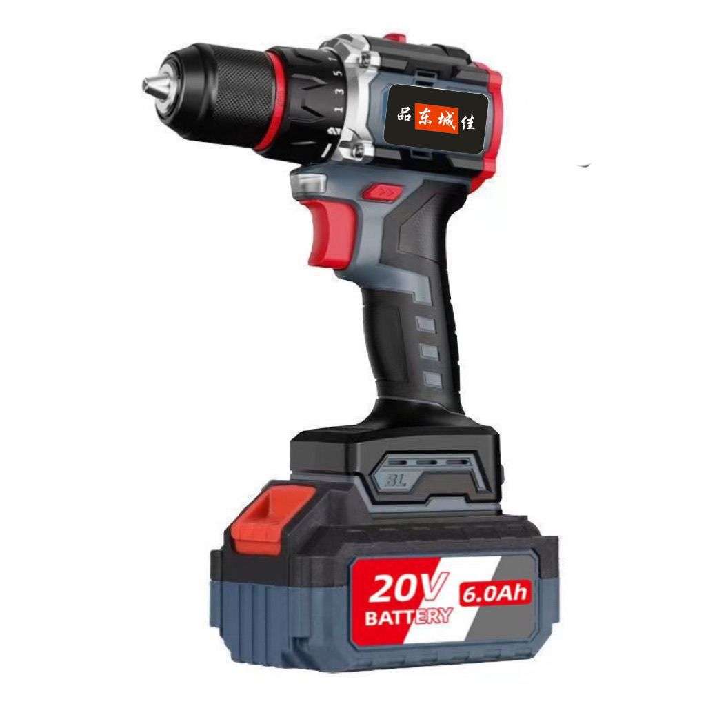 城款纯铜无刷钢炮锂电大功率充电电钻多功能家用电动螺丝刀冲击