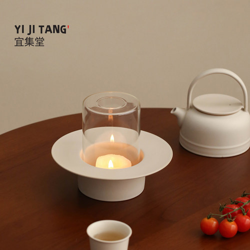 宜集堂中古蜡烛台座香薰氛围感