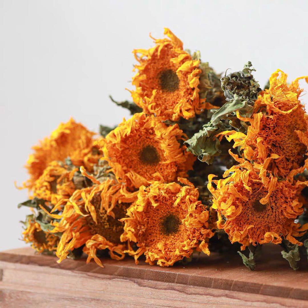 基地直发向日葵干花花束真花装饰云南干花家居客厅摆设永生花