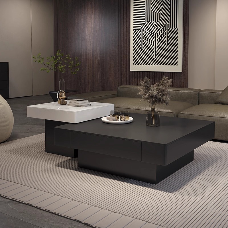 顶匠实木烤漆简约大方茶几