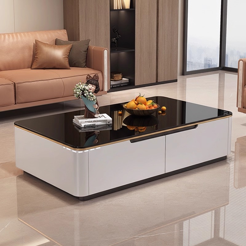 岩板轻奢高级客厅家用茶几