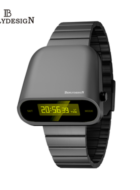 IB BENLYDESIGN驾驶员手表男小众y2k学生复古未来风夜光防水S1000
