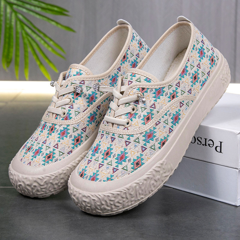 渔夫鞋女2025春夏新款女单鞋时尚百搭休闲帆布鞋一脚蹬厚底学生鞋,女鞋,时尚休闲鞋,淘宝优惠券,粉丝福利购,淘宝优惠卷