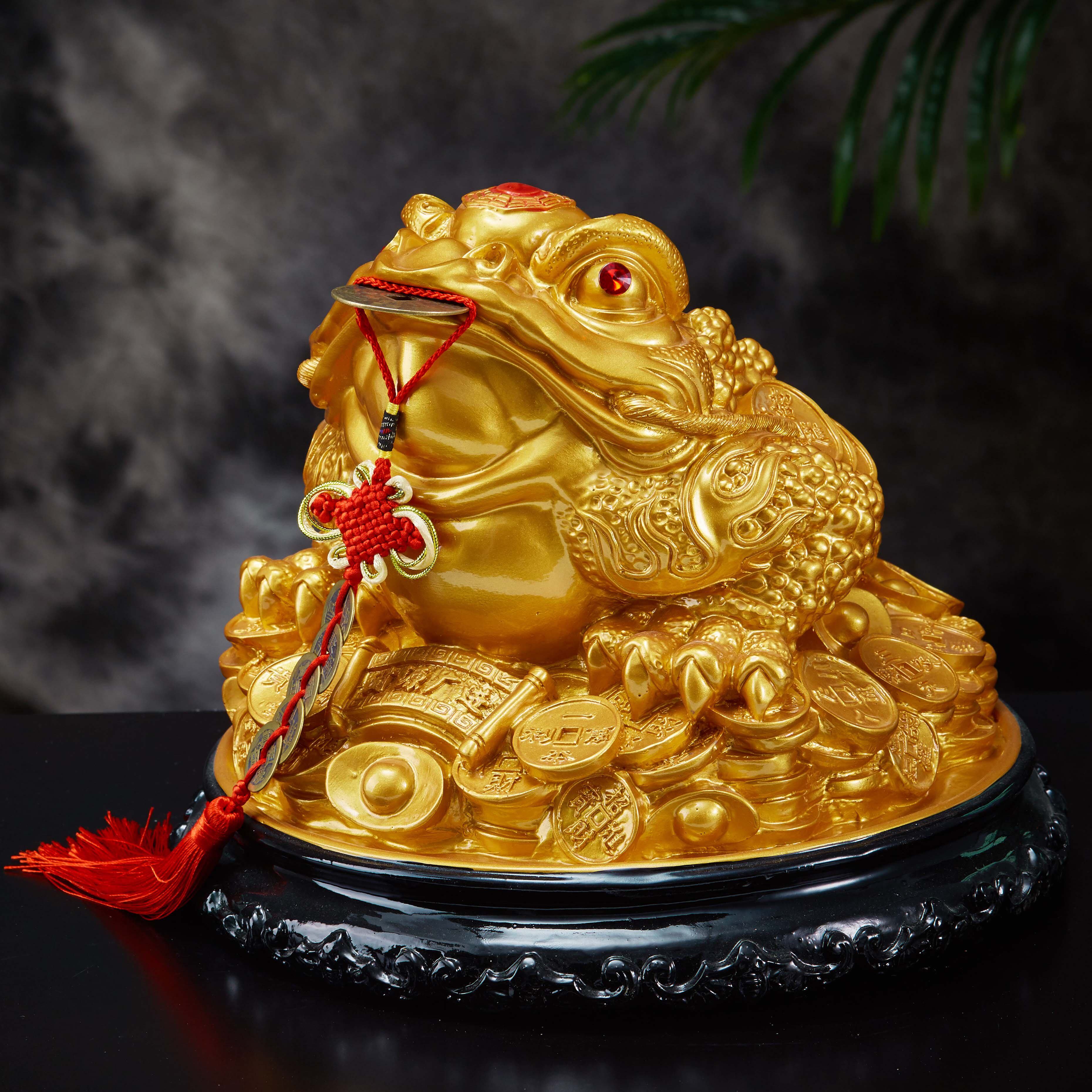 金蟾 摆件三足蟾蜍店铺开业礼物客厅聚财酒柜装饰招财进宝金蝉