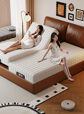 智能电动床全自动家用可升降床小大象耳朵多功能储物1.8米床双人