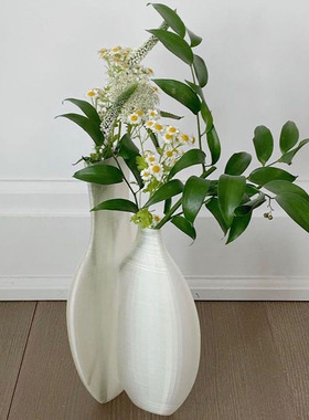 3D打印装饰花瓶 法国 Argot Studio 诧寂风现代高级感ins环保摆件