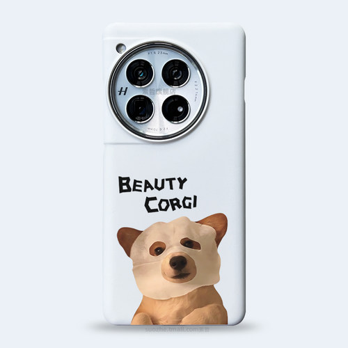 适用一加13手机壳OPPO新品一加ace3男女款小众趣味搞怪个性创意ins网红狗狗1+12白色半包超薄硬壳ace2pro大孔