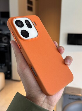 索哲适用于oppofindx9pro手机壳新品橙色粗磨砂防指纹oppo男女款全包防摔保护套findx9强磁吸pro独立金属按键