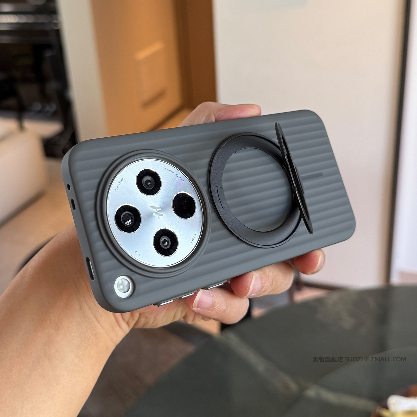 索哲适用于oppofindx8pro手机壳OPPO一体360可旋转磁吸支架x8s小众简约高级感黑色亲肤手感ultra全包耐脏防摔